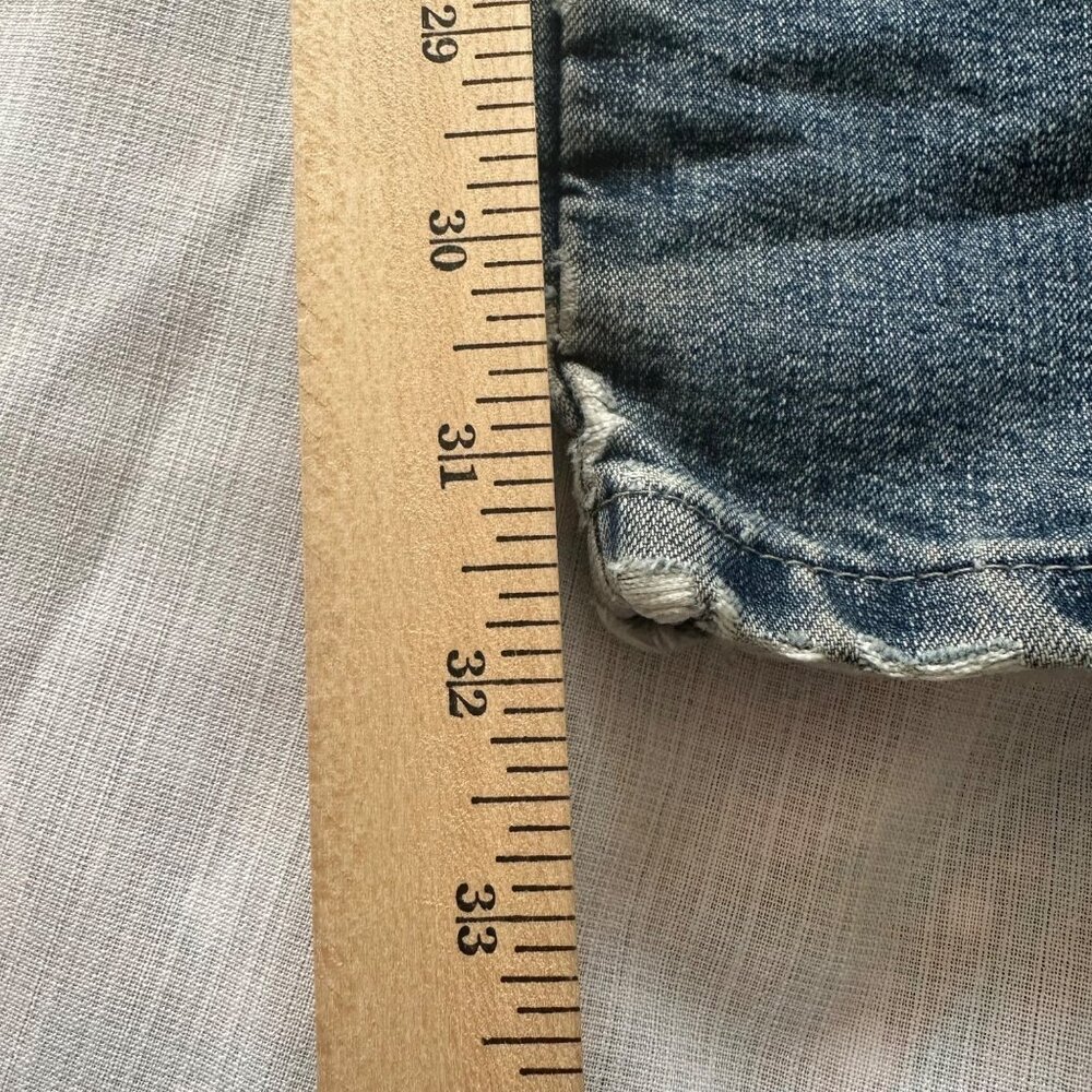 Authentic Issue Thrashed Wrangler Mens Relaxed Denim Carpenter Jeans SZ 32x34 - Picture 16 of 16